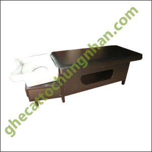 HN-58040  Nâu  (  Giường  Gội  Siêu Cấp   Đa  Năng - Gội & Massage )